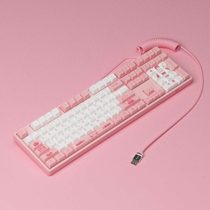 AKKO Coiled Cable - Pink