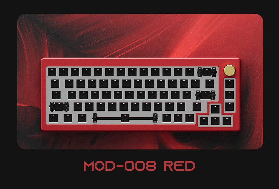 KIT bàn phím cơ AKKO Designer Studio - MOD008 Classic Red