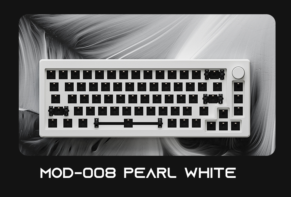 KIT bàn phím cơ AKKO Designer Studio - MOD008 Pearl White