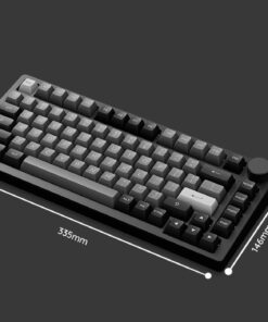 Kích thước bàn phím AKKO PC75B Plus Black & Silver