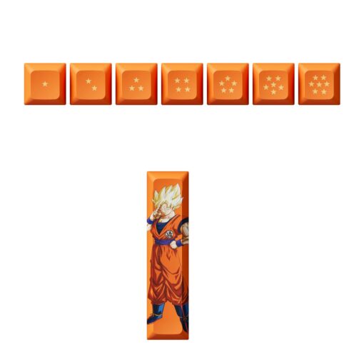 Keycap tặng kèm của AKKO 5075B Plus Dragon Ball Super - Goku