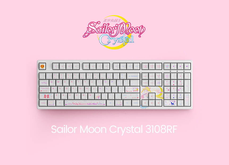 Bàn phím cơ AKKO 3108 RF Sailor Moon Crystal
