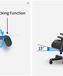 Cơ chế nghiêng đa chức năng của DXRacer cho phép người dùng tùy chỉnh chức năng nghiêng bên cạnh chiều cao yên xe. Cho dù bạn nghiêng về phía trước hay ngồi xuống, bạn có thể khóa ở bất kỳ góc độ mong muốn nào, trong khi chế độ lắc lư có sẵn bất cứ khi nào bạn muốn.