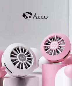 Quạt tản nhiệt điện thoại AKKO Magnetic Phone Cooler P10 (Trắng / Hồng)