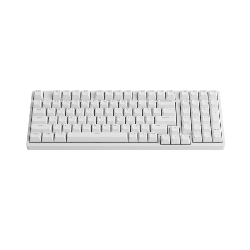 Bàn phím cơ AKKO 3098B Plus White (Multimodes / RGB / Gasket mount ...