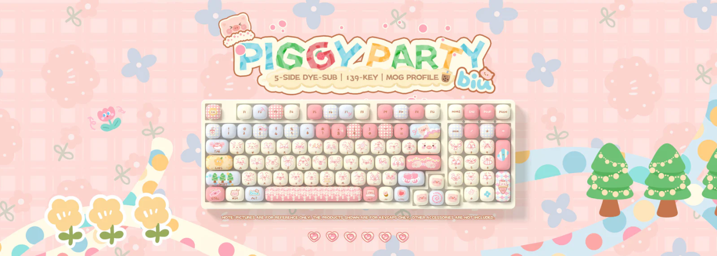 Akko MOG Keycap Piggy Party